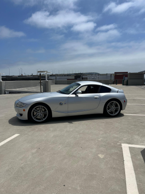 2007 BMW Z4 M Coupe in Titanium Silver Metallic over Black Nappa