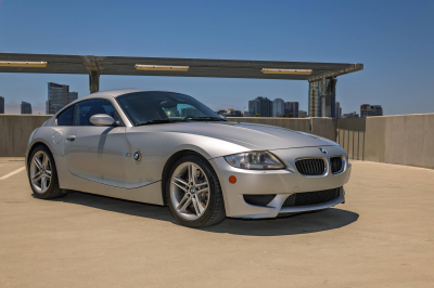 2007 BMW Z4 M Coupe in Titanium Silver Metallic over Black Nappa