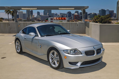 2007 BMW Z4 M Coupe in Titanium Silver Metallic over Black Nappa