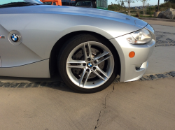 2007 BMW Z4 M Coupe in Titanium Silver Metallic over Black Nappa