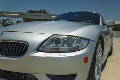 2007 BMW Z4 M Coupe in Titanium Silver Metallic over Black Nappa