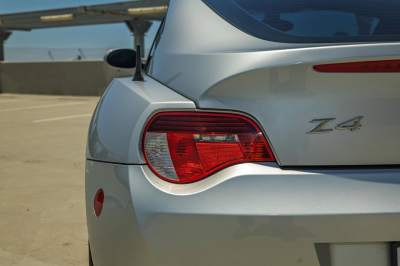 2007 BMW Z4 M Coupe in Titanium Silver Metallic over Black Nappa