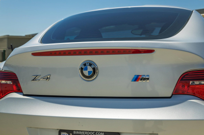 2007 BMW Z4 M Coupe in Titanium Silver Metallic over Black Nappa