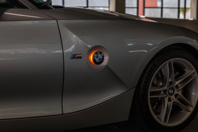 2007 BMW Z4 M Coupe in Titanium Silver Metallic over Black Nappa