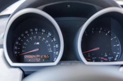 2007 BMW Z4 M Coupe in Titanium Silver Metallic over Black Nappa