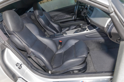 2007 BMW Z4 M Coupe in Titanium Silver Metallic over Black Nappa