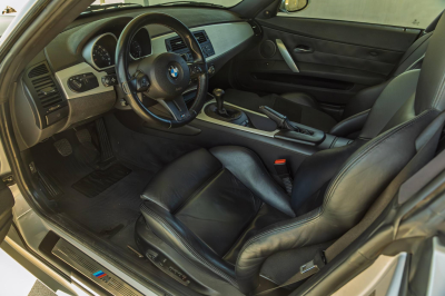 2007 BMW Z4 M Coupe in Titanium Silver Metallic over Black Nappa