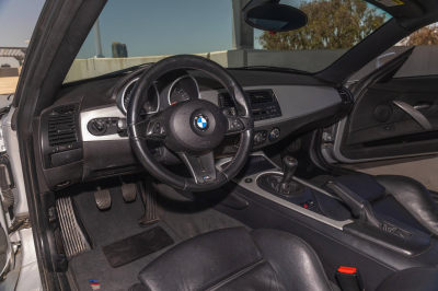 2007 BMW Z4 M Coupe in Titanium Silver Metallic over Black Nappa