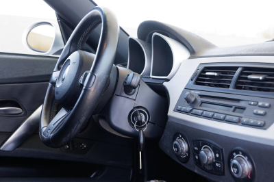 2007 BMW Z4 M Coupe in Titanium Silver Metallic over Black Nappa