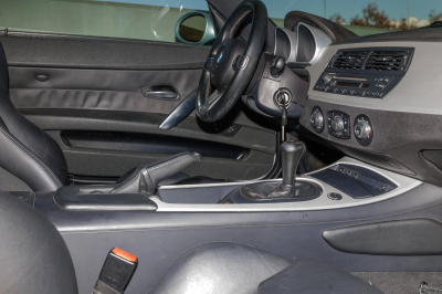 2007 BMW Z4 M Coupe in Titanium Silver Metallic over Black Nappa