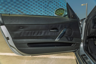 2007 BMW Z4 M Coupe in Titanium Silver Metallic over Black Nappa