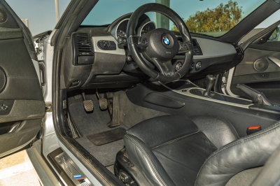 2007 BMW Z4 M Coupe in Titanium Silver Metallic over Black Nappa