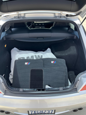 2007 BMW Z4 M Coupe in Titanium Silver Metallic over Black Nappa