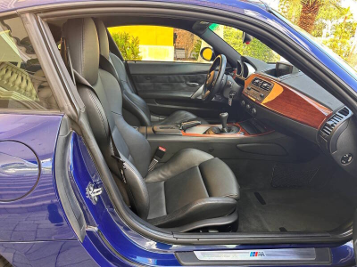 2007 BMW Z4 M Coupe in Interlagos Blue Metallic over Black Extended Nappa