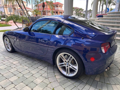 2007 BMW Z4 M Coupe in Interlagos Blue Metallic over Black Extended Nappa