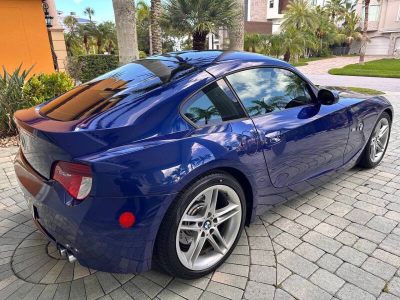 2007 BMW Z4 M Coupe in Interlagos Blue Metallic over Black Extended Nappa