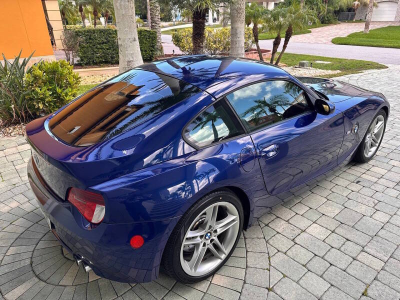 2007 BMW Z4 M Coupe in Interlagos Blue Metallic over Black Extended Nappa
