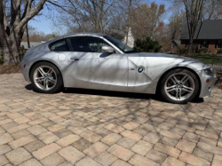 2007 BMW Z4 M Coupe in Titanium Silver Metallic over Imola Red Nappa