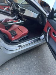 2007 BMW Z4 M Coupe in Titanium Silver Metallic over Imola Red Nappa