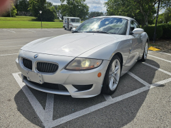 2007 BMW Z4 M Coupe in Titanium Silver Metallic over Black Nappa