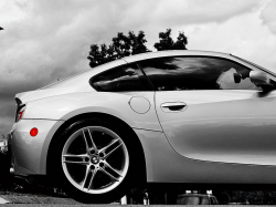 2007 BMW Z4 M Coupe in Titanium Silver Metallic over Black Nappa