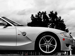 2007 BMW Z4 M Coupe in Titanium Silver Metallic over Black Nappa