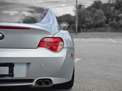 2007 BMW Z4 M Coupe in Titanium Silver Metallic over Black Nappa