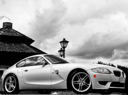 2007 BMW Z4 M Coupe in Titanium Silver Metallic over Black Nappa