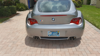 2007 BMW Z4 M Coupe in Silver Gray Metallic over Black Nappa