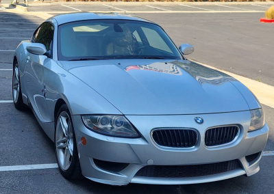 2007 BMW Z4 M Coupe in Titanium Silver Metallic over Light Sepang Bronze Extended Nappa