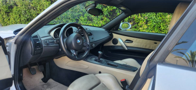 2007 BMW Z4 M Coupe in Titanium Silver Metallic over Light Sepang Bronze Extended Nappa