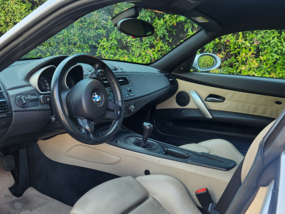 2007 BMW Z4 M Coupe in Titanium Silver Metallic over Light Sepang Bronze Extended Nappa