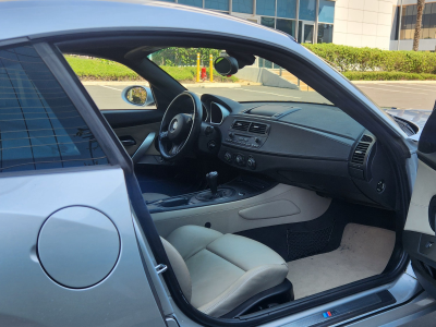 2007 BMW Z4 M Coupe in Titanium Silver Metallic over Light Sepang Bronze Extended Nappa