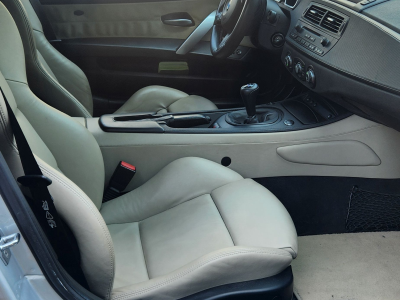 2007 BMW Z4 M Coupe in Titanium Silver Metallic over Light Sepang Bronze Extended Nappa