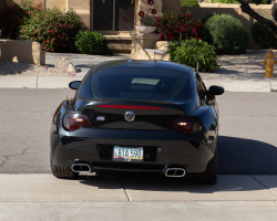 2007 BMW Z4 M Coupe in Black Sapphire Metallic over Black Nappa