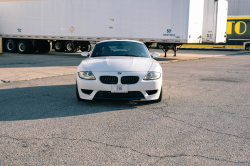 2007 BMW Z4 M Coupe in Alpine White III over Imola Red Nappa