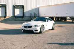 2007 BMW Z4 M Coupe in Alpine White III over Imola Red Nappa