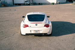 2007 BMW Z4 M Coupe in Alpine White III over Imola Red Nappa