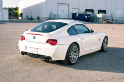 2007 BMW Z4 M Coupe in Alpine White III over Imola Red Nappa