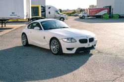 2007 BMW Z4 M Coupe in Alpine White III over Imola Red Nappa