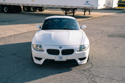 2007 BMW Z4 M Coupe in Alpine White III over Imola Red Nappa