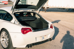2007 BMW Z4 M Coupe in Alpine White III over Imola Red Nappa