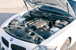 2007 BMW Z4 M Coupe in Alpine White III over Imola Red Nappa