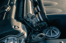 2007 BMW Z4 M Coupe in Alpine White III over Imola Red Nappa