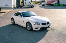 2007 BMW Z4 M Coupe in Alpine White III over Imola Red Nappa