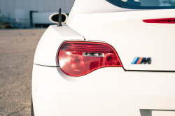 2007 BMW Z4 M Coupe in Alpine White III over Imola Red Nappa