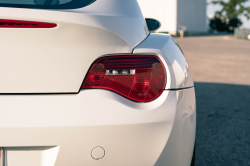 2007 BMW Z4 M Coupe in Alpine White III over Imola Red Nappa