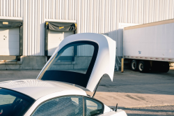 2007 BMW Z4 M Coupe in Alpine White III over Imola Red Nappa