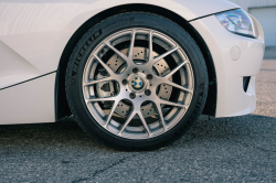 2007 BMW Z4 M Coupe in Alpine White III over Imola Red Nappa