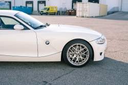 2007 BMW Z4 M Coupe in Alpine White III over Imola Red Nappa